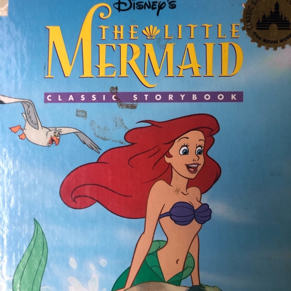 Disney “The Little Mermaid” hardback book